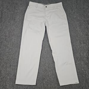 Nike Performance Golf Pants Sz 36x32 (30" Inseam) Beige‎ Light Straight Tech
